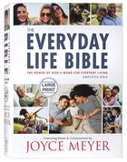 Amp Everyday Life Bible Large Print (Black Letter Edition) Hardback
