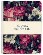 Notebook: Be Still and Know (Psalm 46:10) Dark Floral (Set Of 3) Paperback