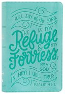 NKJV Thinline Youth Edition Bible Verse Art Cover Collection Teal (Red Letter Edition) Premium Imitation Leather