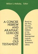 Concise Hebrew & Aramaic Lexicon Old Testament Hardback