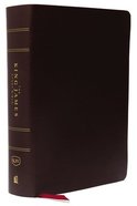 KJV Study Bible Burgundy Indexed Full-Color Edition (Red Letter Edition) Bonded Leather