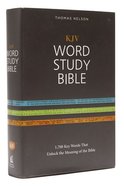 KJV Word Study Bible (Red Letter Edition) Hardback