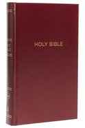 NKJV Reference Bible Personal Size Giant Print Burgundy (Red Letter Edition) Hardback
