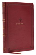 NRSV Catholic Bible Thinline Edition Red Anglicized Premium Imitation Leather