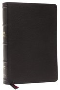 KJV Large Print Verse-By-Verse Reference Bible Maclaren Series Black Genuine Leather