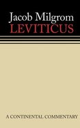 Leviticus: The Book of Ritual and Ethics Hardback