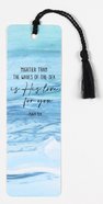 Bookmark With Tassel: Mightier Than Waves Stationery