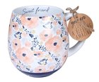 Ceramic Mug: Sweet Friend Watercolour Florals (Proverbs 27:9) (503 Ml) Homeware