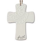 Christmas Ornament: Faith Lace Cross (Ceramic) Homeware