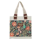 Canvas Tote Bag- Kindness Matters, Navy Floral, Magnetic Closure (Kindness Matters Collection) Soft Goods