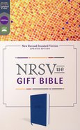Nrsvue Gift Bible Blue Premium Imitation Leather