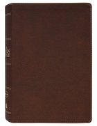 NKJV Open Bible Brown Indexed (Red Letter Edition) Imitation Leather