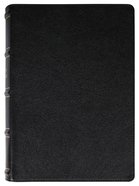 NKJV Reference Bible Classic Verse-By-Verse Center-Column Black Thumb Indexed (Red Letter Edition) Genuine Leather