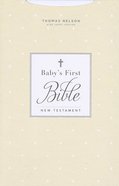 KJV Baby's First New Testament White (Red Letter Edition) Hardback