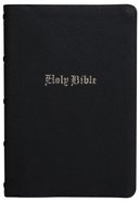 KJV Thinline Large Print Bible Black (Red Letter Edition) Genuine Leather