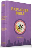 CSB Explorer Bible For Kids Lavender Compass Imitation Leather