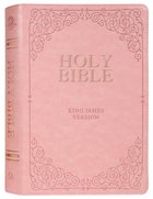 KJV Giant Print Bible Indexed Pink (Red Letter Edition) Imitation Leather