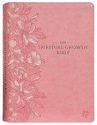 NLT Spiritual Growth Bible Pink Indexed Imitation Leather