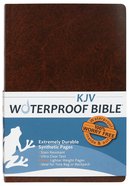 KJV Waterproof Bible Bark/Brown Waterproof
