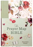 KJV Prayer Map Bible Mint Blossoms Hardback