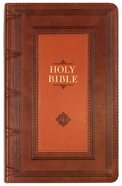 KJV Giant Print Bible Brown/Pink Thumb Index (Red Letter Edition) Imitation Leather