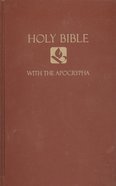NRSV Pew Bible With Apocrypha Brown Hardback