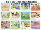 Wall Chart: Ten Commandments (Laminated) (Niv) Chart/card