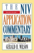 Psalms (Volume 1) (Niv Application Commentary Series) Hardback