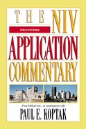 Proverbs (Niv Application Commentary Series) Hardback
