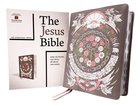 NIV Jesus Bible Artist Edition Gray Floral Thumb Indexed Premium Imitation Leather
