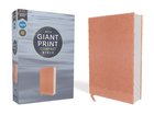 NIRV Giant Print Compact Bible Peach (Black Letter Edition) Premium Imitation Leather