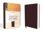 Nrsvue Gift Bible Burgundy Premium Imitation Leather