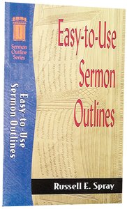 Sos: Easy to Use Sermon Outlines (Sermon Outline Series) Sos: Easy to Use Sermon Outlines (Sermon Outline Series)
